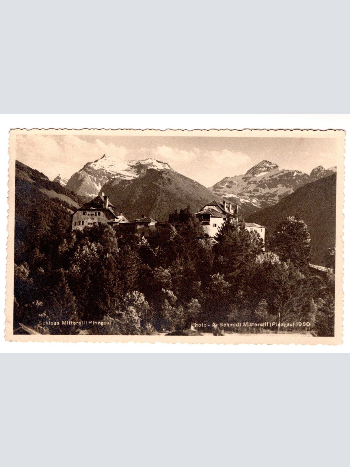 AK, Schloss Mittersill, Salzburg, Ansichtskarte (S7149)