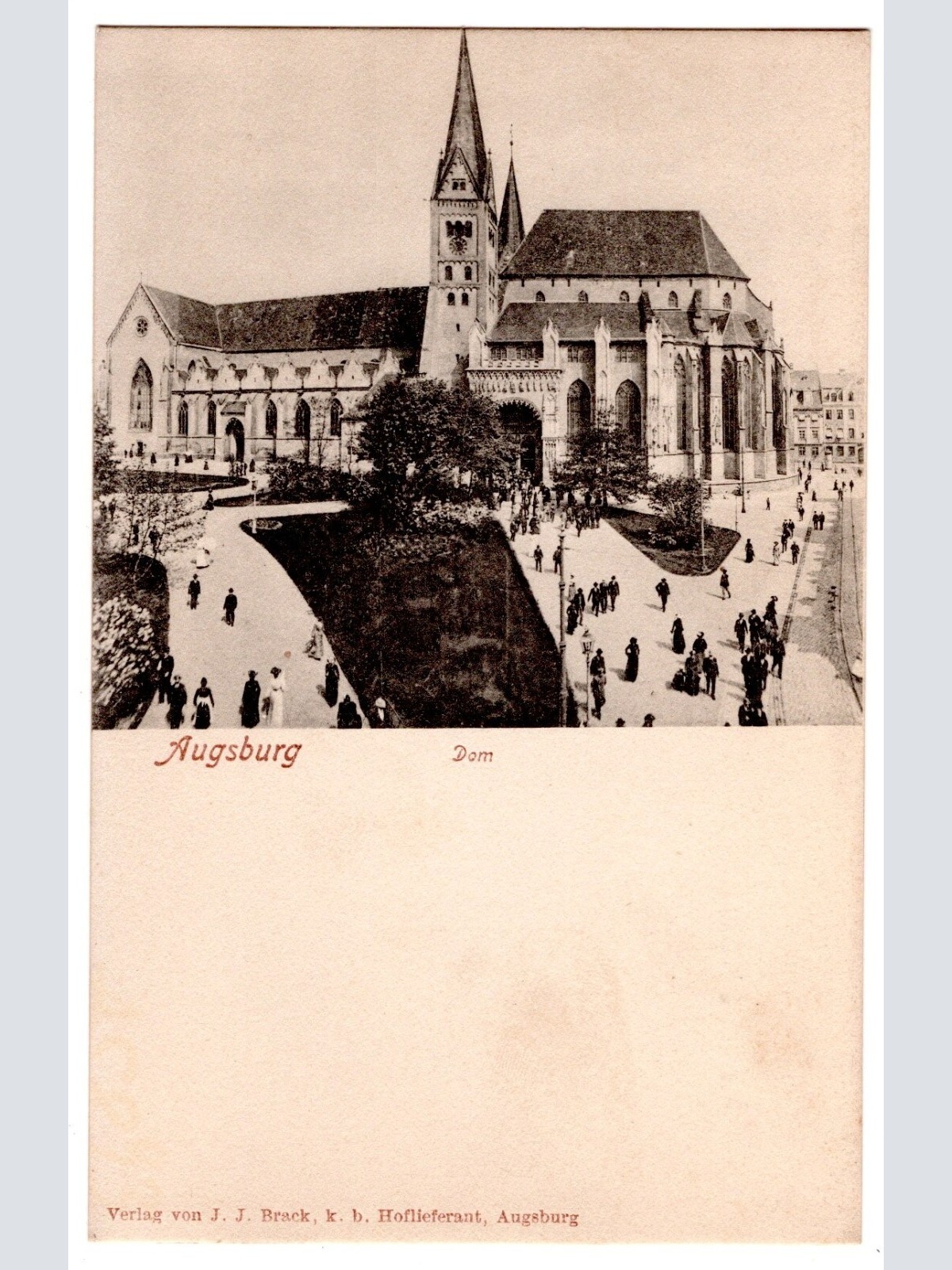 AK, Augsburg, Dom, Bayern, Ansichtskarte (S7176)