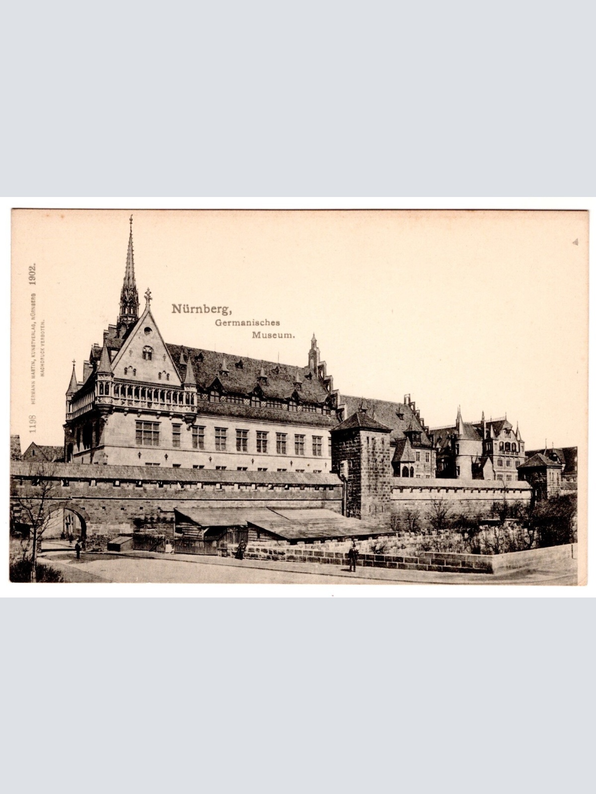 AK, Nürnberg, Germanisches Museum, Bayern, Ansichtskarte (S7187)
