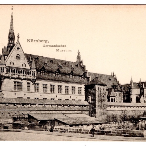 AK, Nürnberg, Germanisches Museum, Bayern, Ansichtskarte (S7187)