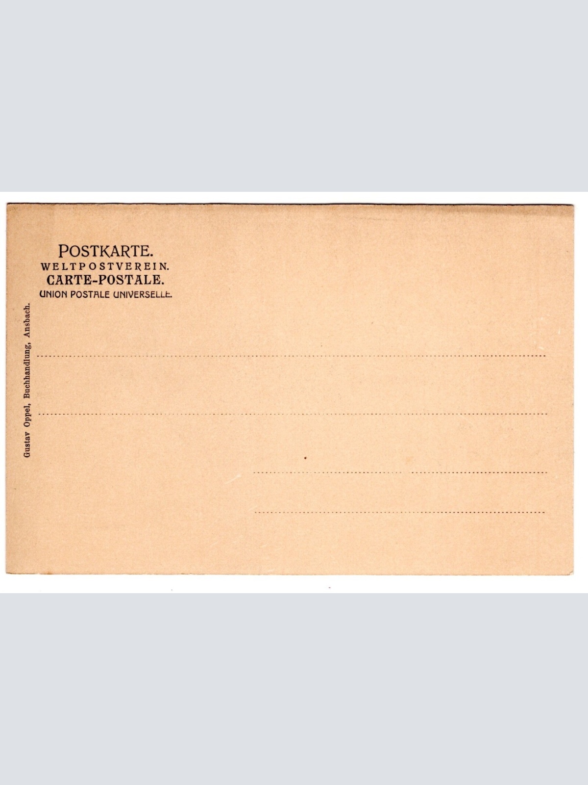 AK, Ansbach, Schlosstor, Bayern, Ansichtskarte (S7212)