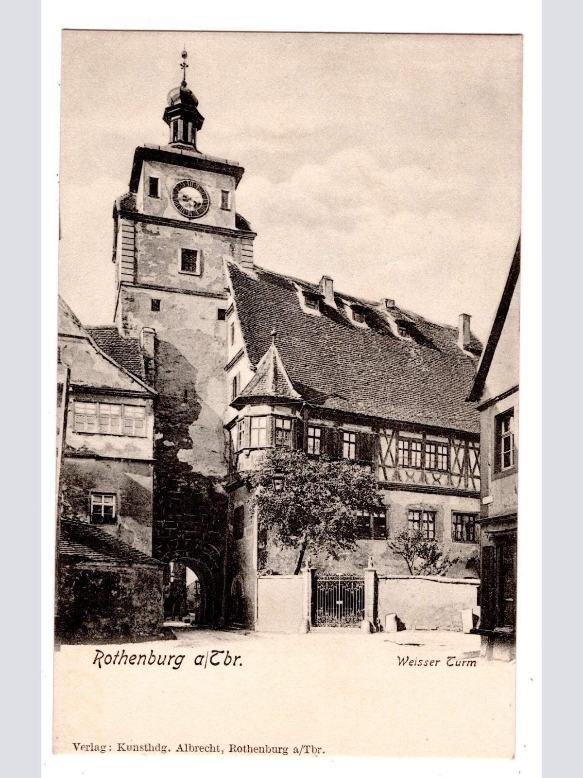 AK, Rothenburg ob der Tauber, Bayern, Ansichtskarte (S7217)