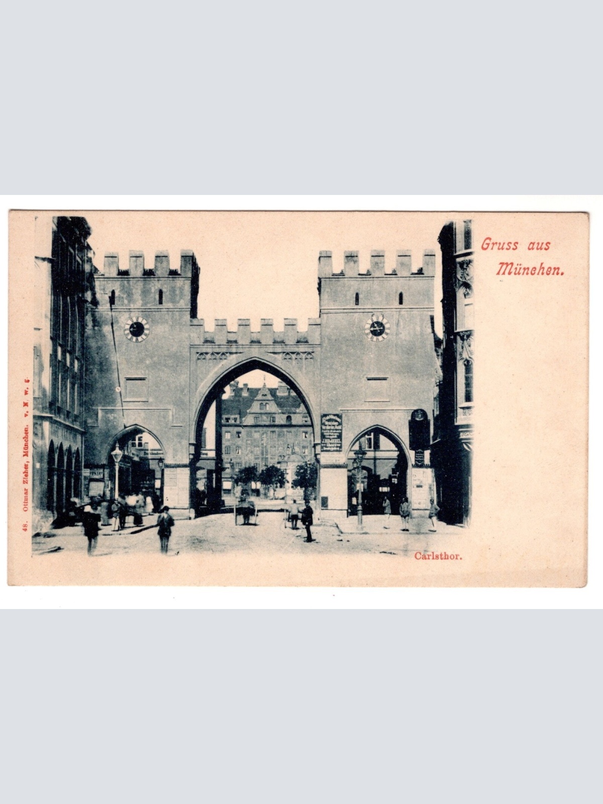 AK, München, Carlsthor, Bayern, Ansichtskarte (S7227)