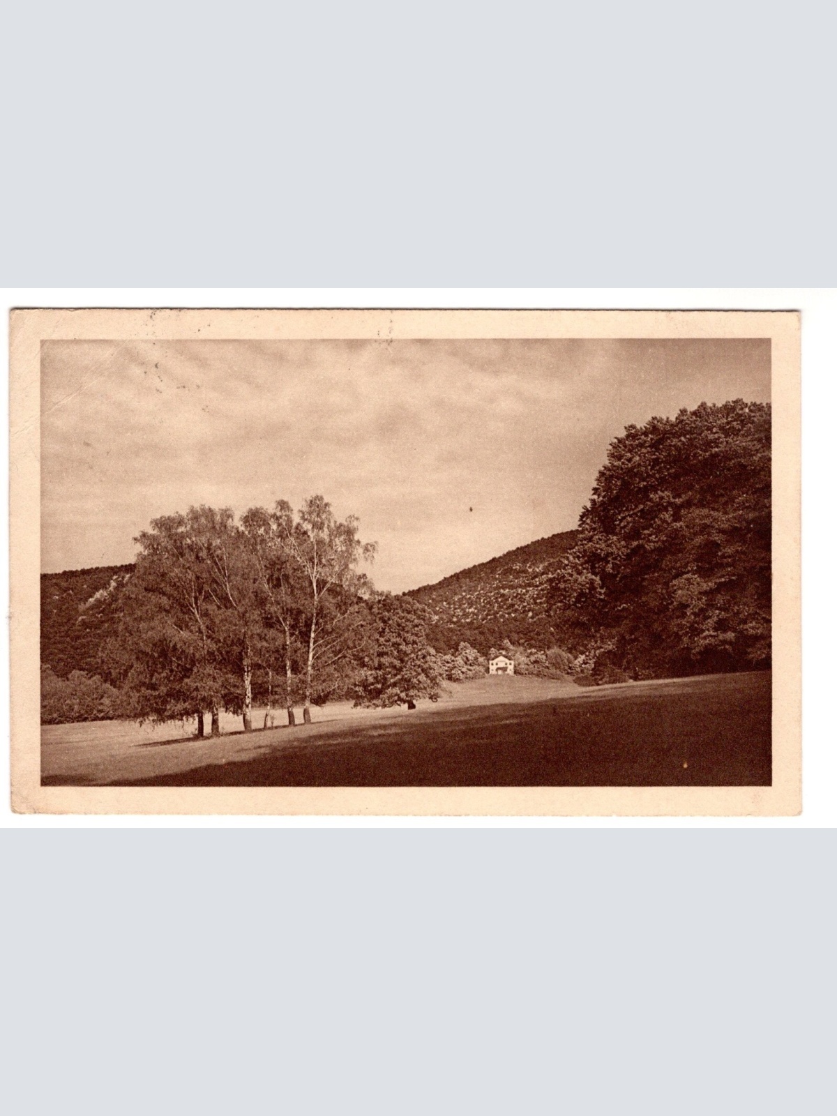 AK, Mödling - Vorderbrühl, Meiereiwiese mit Jägerhaus, Ansichtskarte (S7228)