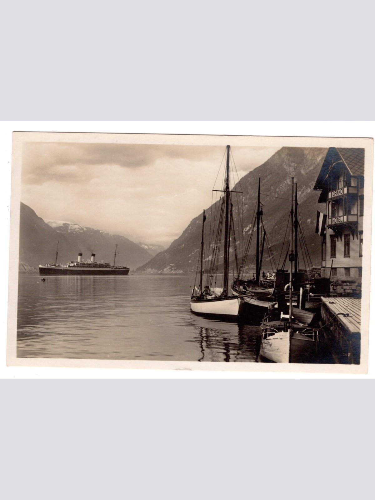 AK, Hardanger Fjord, Norwegen, Ansichtskarte (S7251)