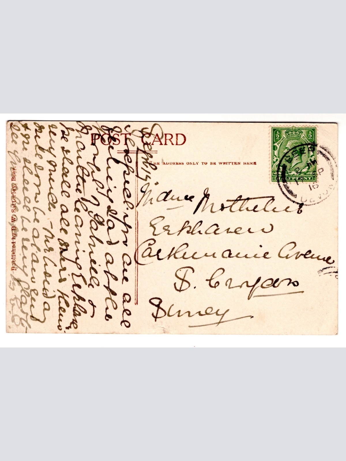 AK, Beer Head from white cliff, England, Ansichtskarte (S7260)