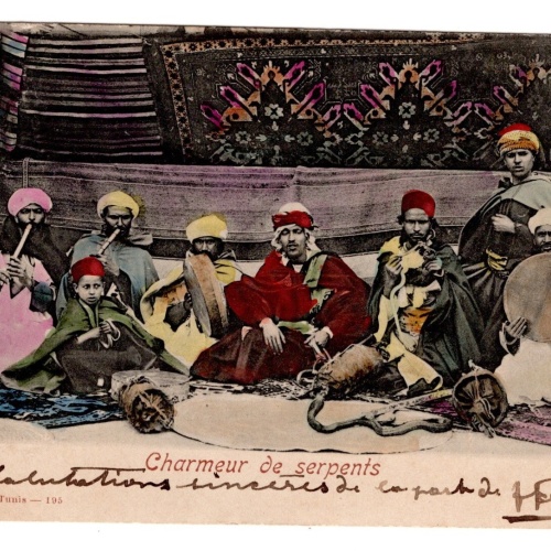 AK, Charmeur de serpents, Ansichtskarte (S7282)