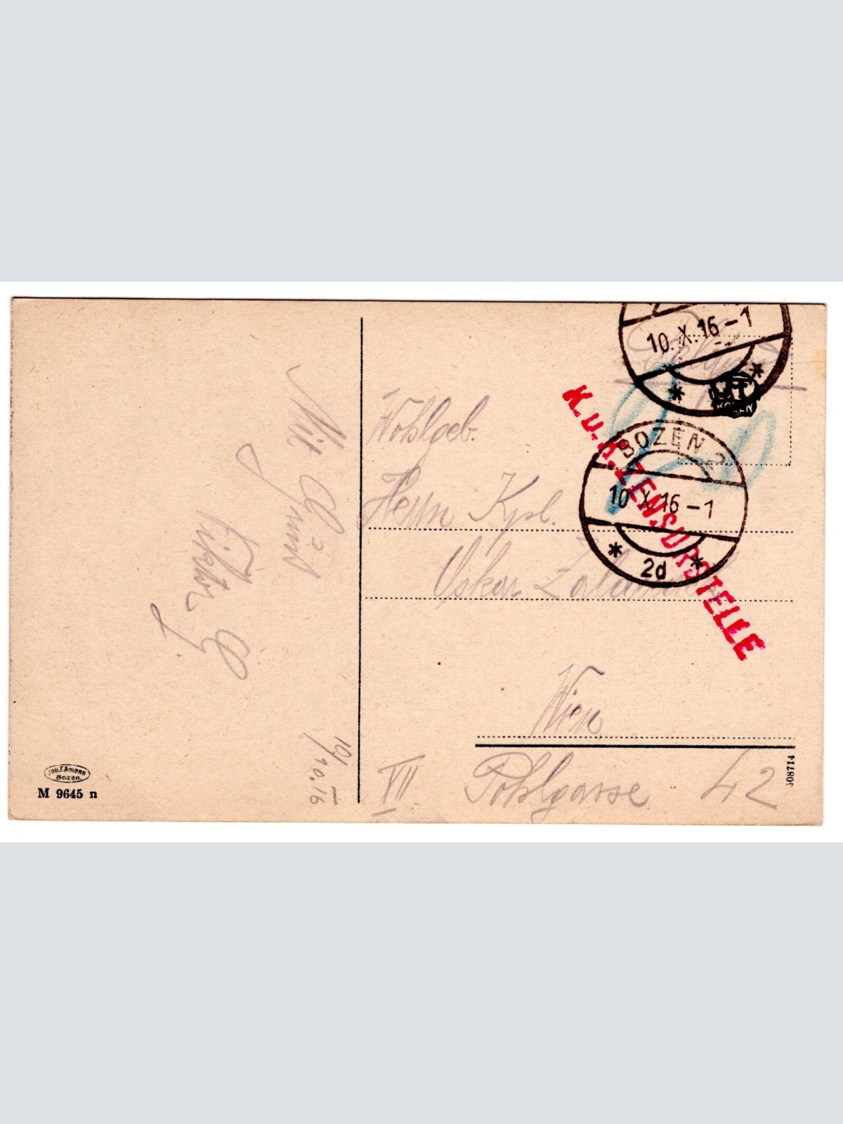 AK, Der Obstmarkt in Bozen, Italien, Ansichtskarte (S7297)