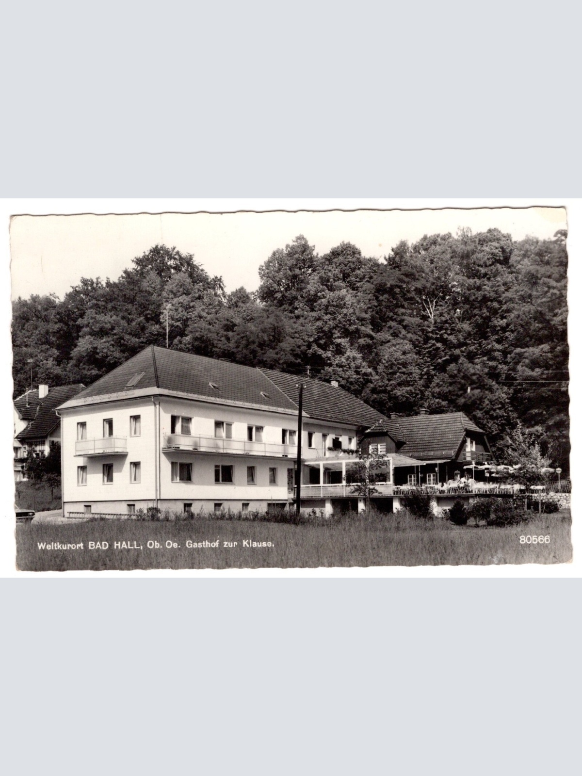 AK, Bad Hall, Oberösterreich, Gasthof zur Klause, Ansichtskarte (S7301)
