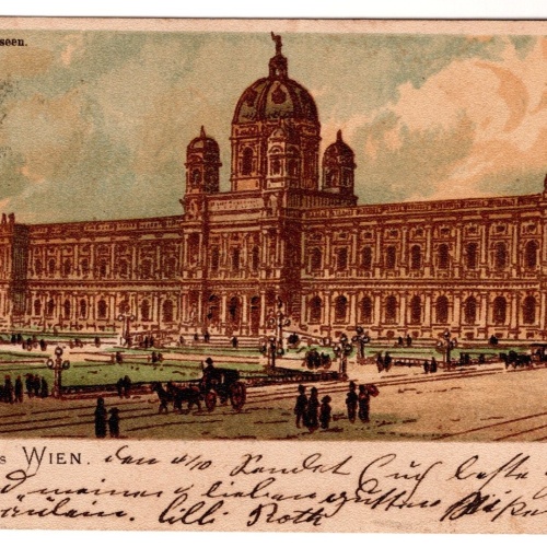 AK, Hof-Museum, Gruß aus Wien, Ansichtskarte (S7318)