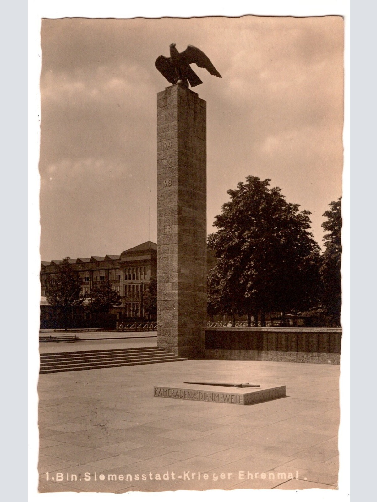 AK, Siemensstadt-Krieger Ehrenmal, Ansichtskarte (S7326)