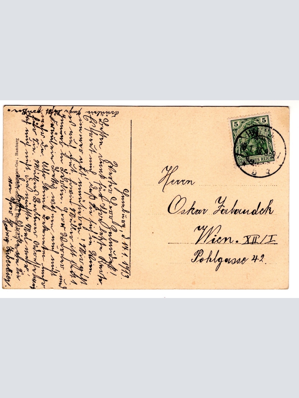 AK, Hamburg, Alsterpartie, Ansichtskarte (S7342)