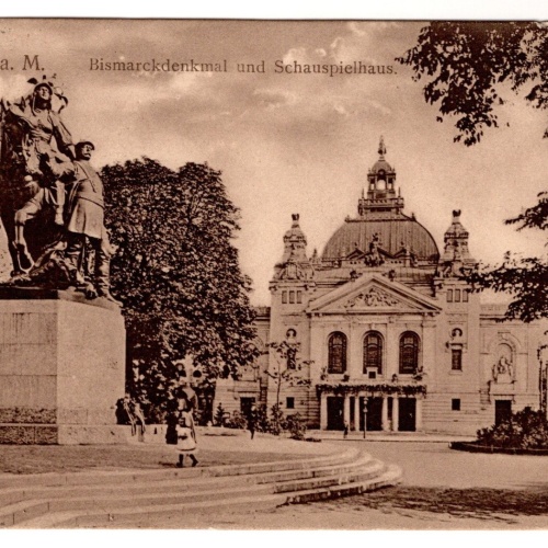 AK, Frankfurt am Main, Bismarckdenkmal, Hessen, Ansichtskarte (S7344)