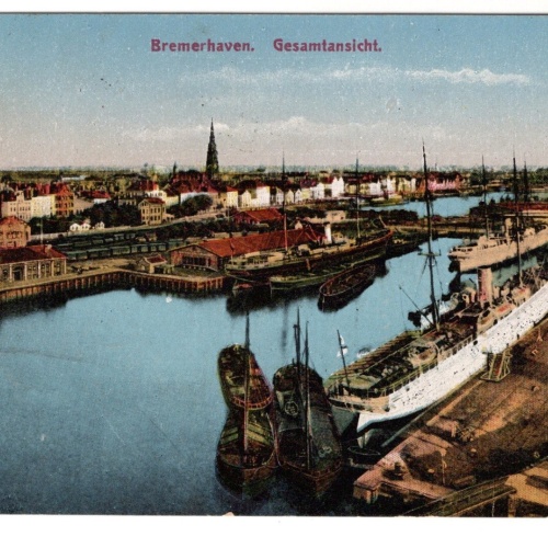 AK, Bremerhaven, Gesamtansicht, Ansichtskarte (S7362)