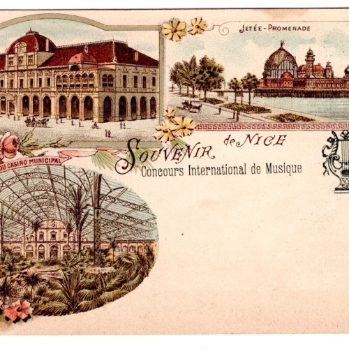 AK, Souvenir de Nice, Frankreich, Ansichtskarte (S7363)