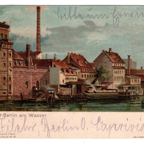 AK, Berlin, Alt-Berlin am Wasser, Ansichtskarte (S7364)