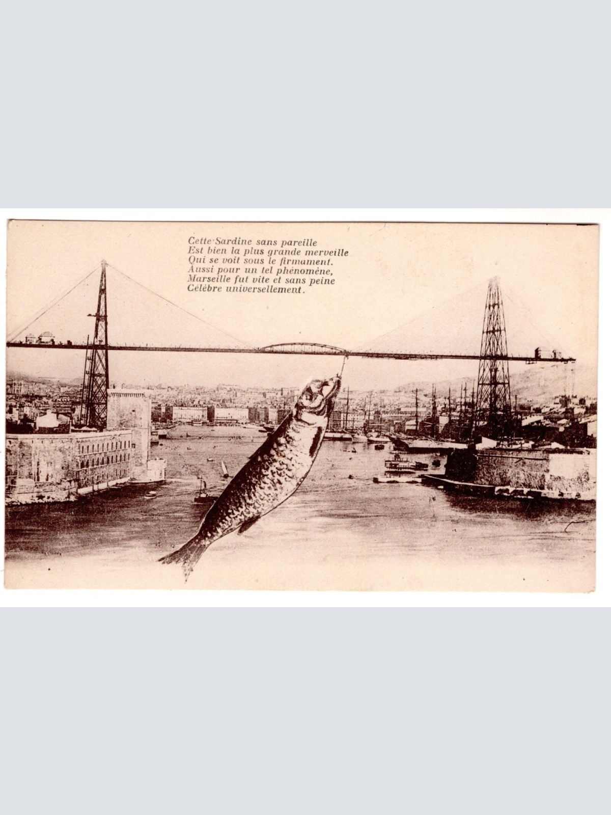 AK, Cette Sardine sans pareille, Marius, Frankreich, Ansichtskarte (S7380)