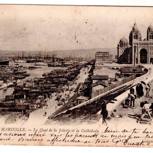 AK, Marseille, Le Quai de la Joliette et la , Frankreich, Ansichtskarte (S7382)