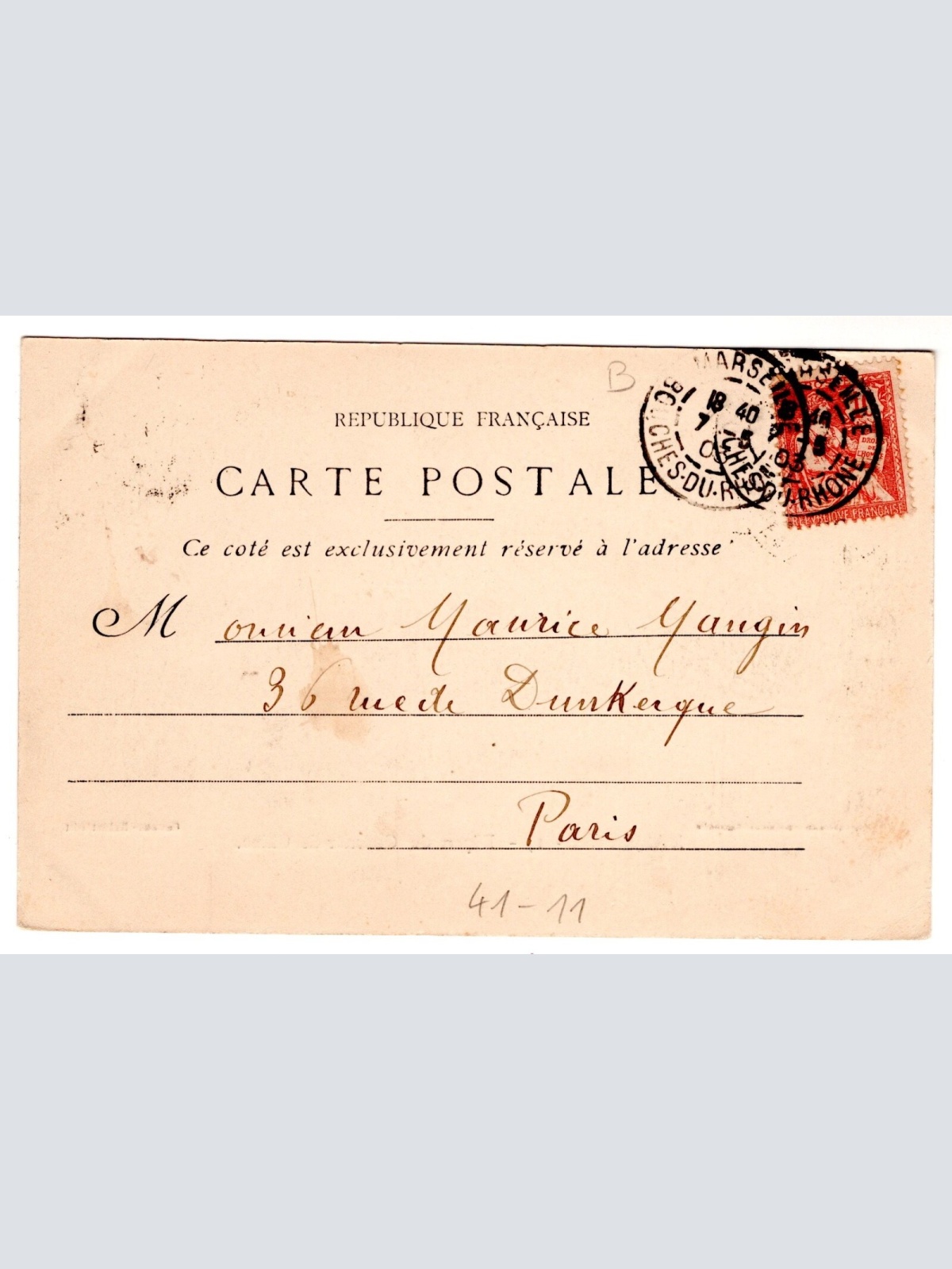 AK, Marseille, Depart du Courrier de Chine, Frankreich, Ansichtskarte (S7391)