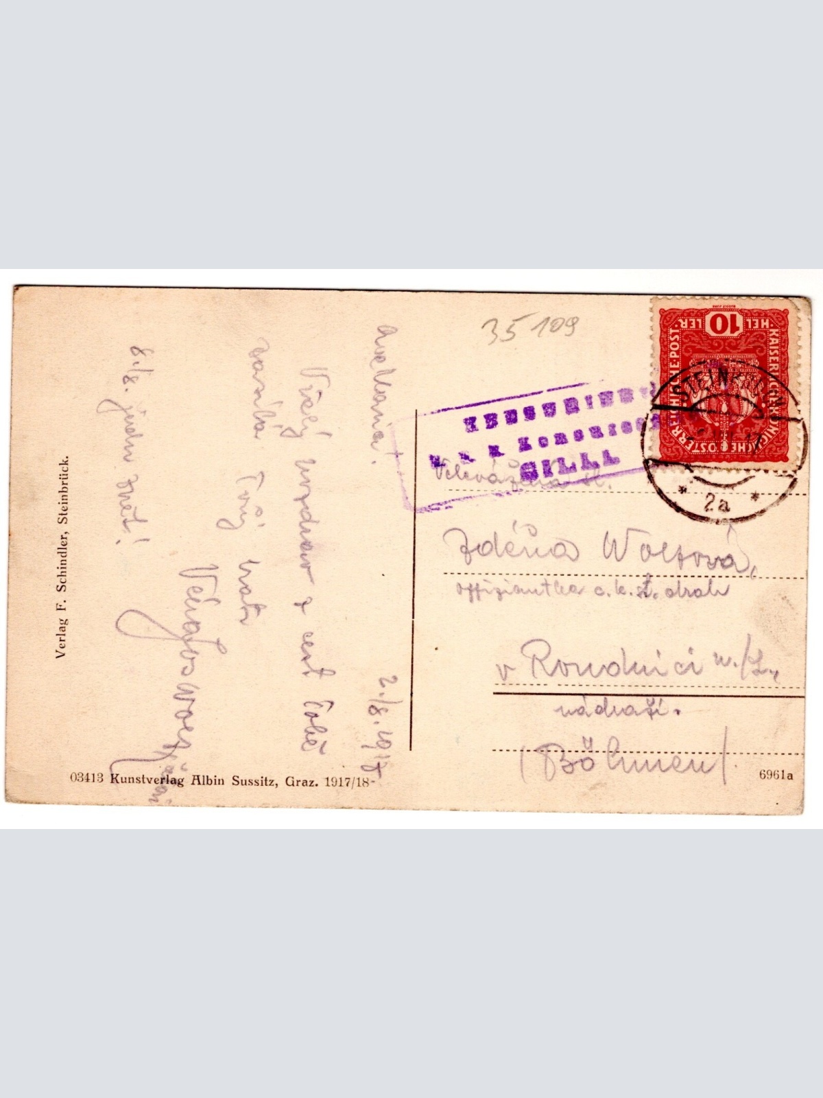 AK, Steinbrück, Österreich, Ansichtskarte (S7403)