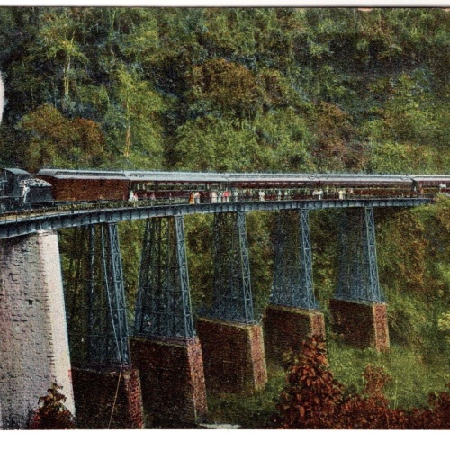 AK, Mexico, Puente de Metlac, F. C. Mexicano, Ansichtskarte (S7420)