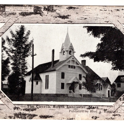 AK, The Church South Lancaster, Mass, Ansichtskarte (S7427)