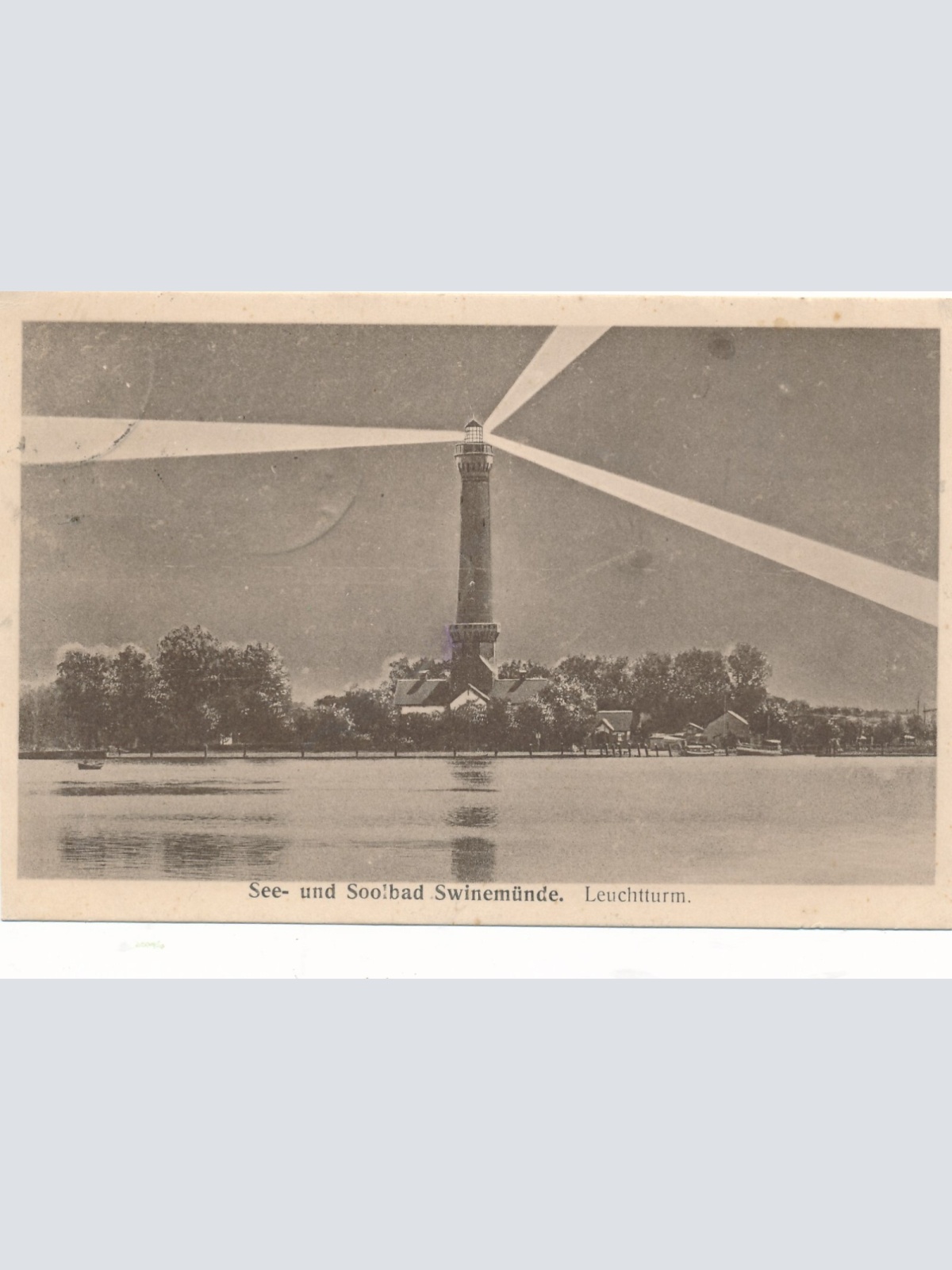 AK aus Swinmünde mit Leuchtturm Polen Ansichtskarte (14564)