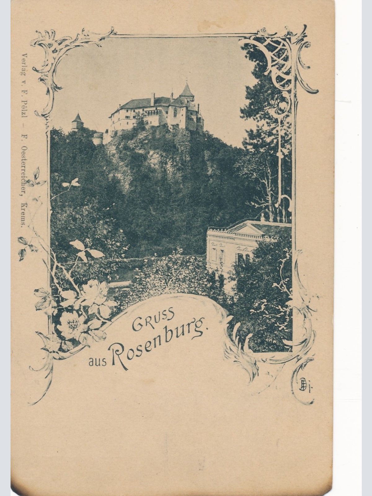 AK gruss aus Rosenburg Niederösterreich Ansichtskarte (14640)