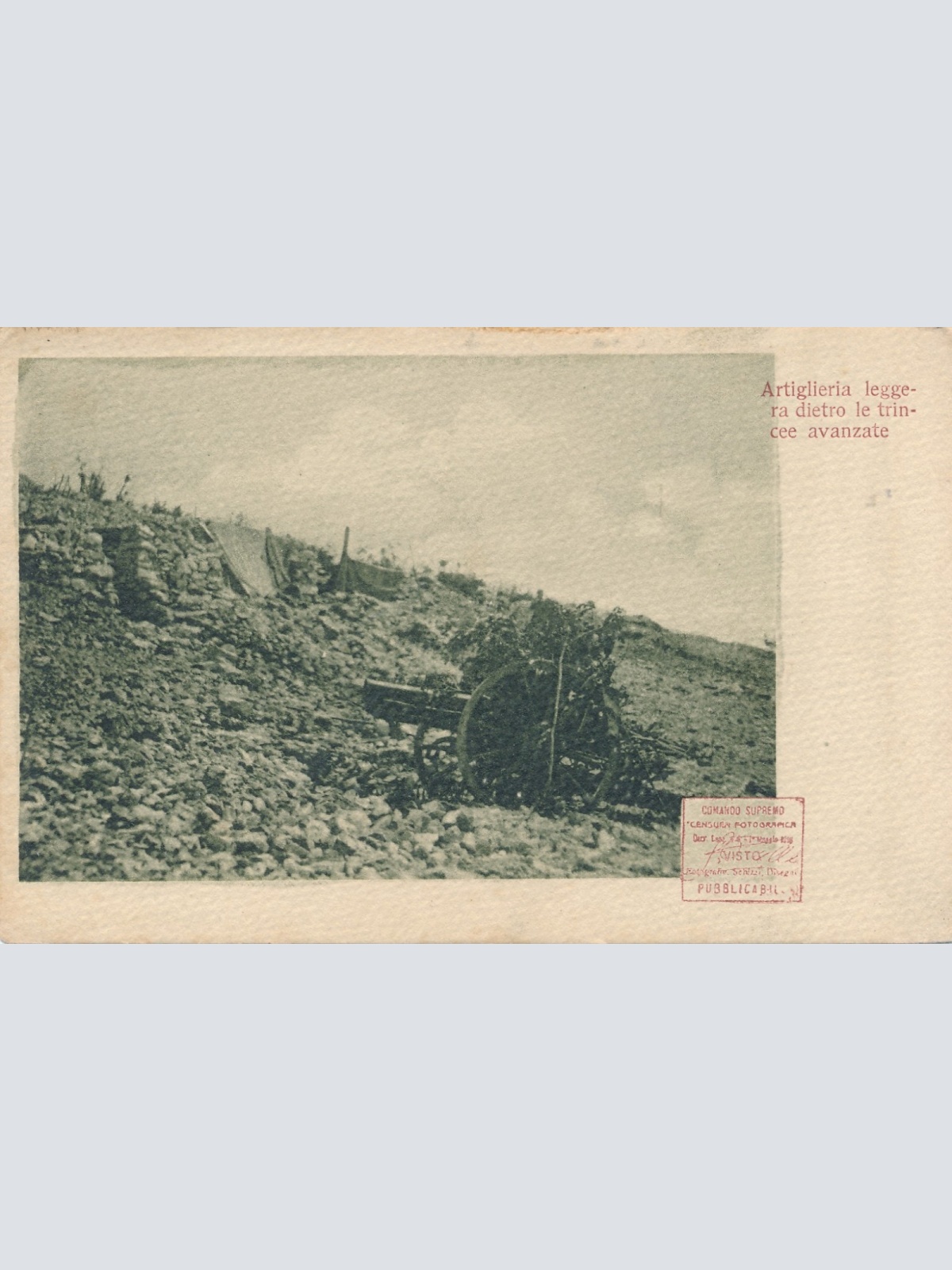 AK Artigliera legge ra dierto le trincee Militaria Ansichtskarte (14653)