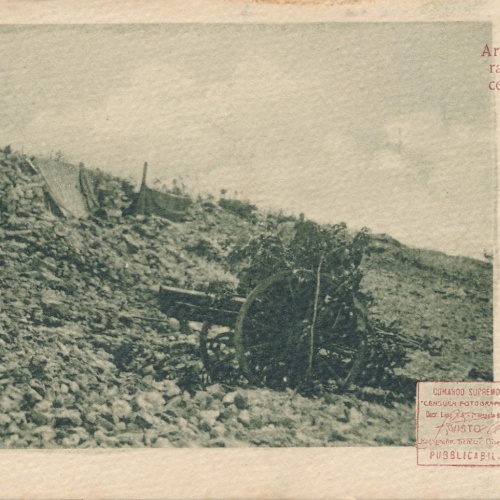 AK Artigliera legge ra dierto le trincee Militaria Ansichtskarte (14653)