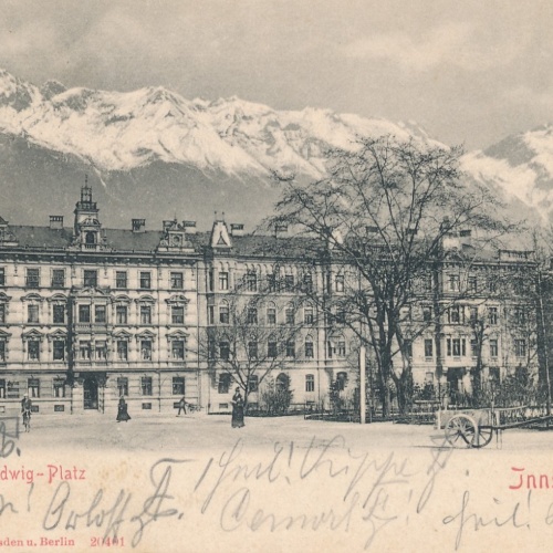 AK aus Innsbruck Carl Ludwigplatz Tirol Ansichtskarte (14719)