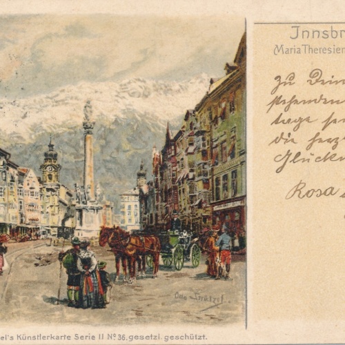 AK aus Innsbruck Maria Theresien Strasse Tirol Ansichtskarte (14702)