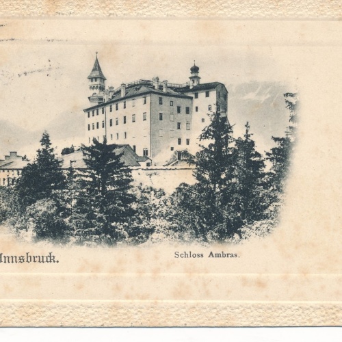 AK aus Innsbruck Schloss Ambras Tirol Ansichtskarte (14761)