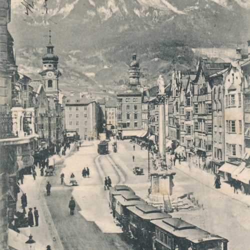 AK aus Innsbruck Maria Theresienstrasse Tirol Ansichtskarte (14770)