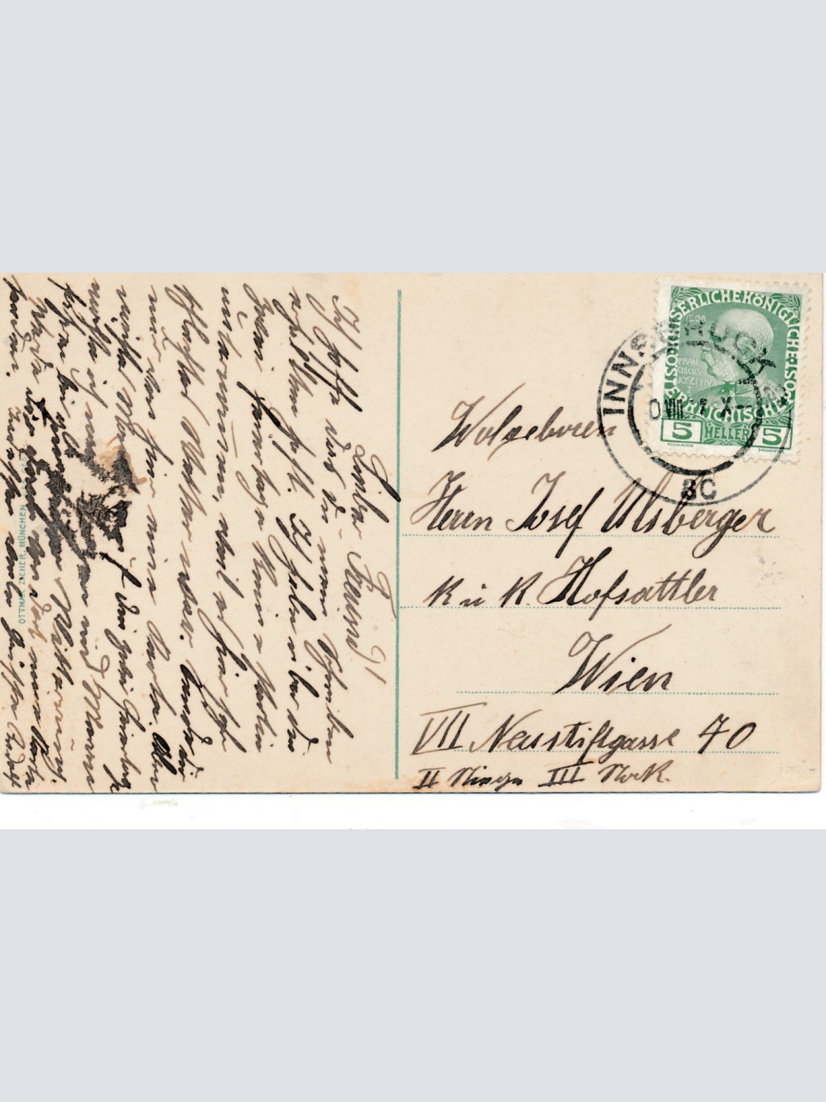 AK aus Innsbruck mit Patschkofel Ansichtskarte (14776)