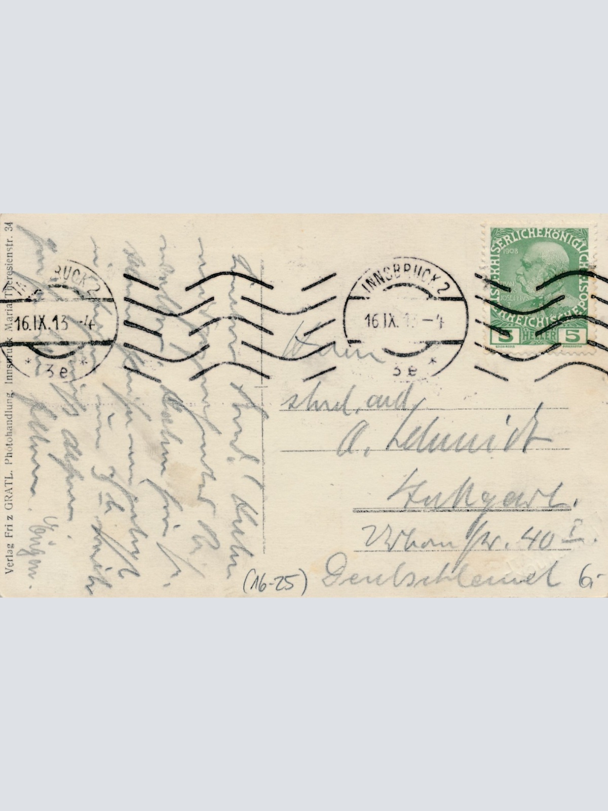 AK aus Innsbruck Tirol Ansichtskarte (14846)