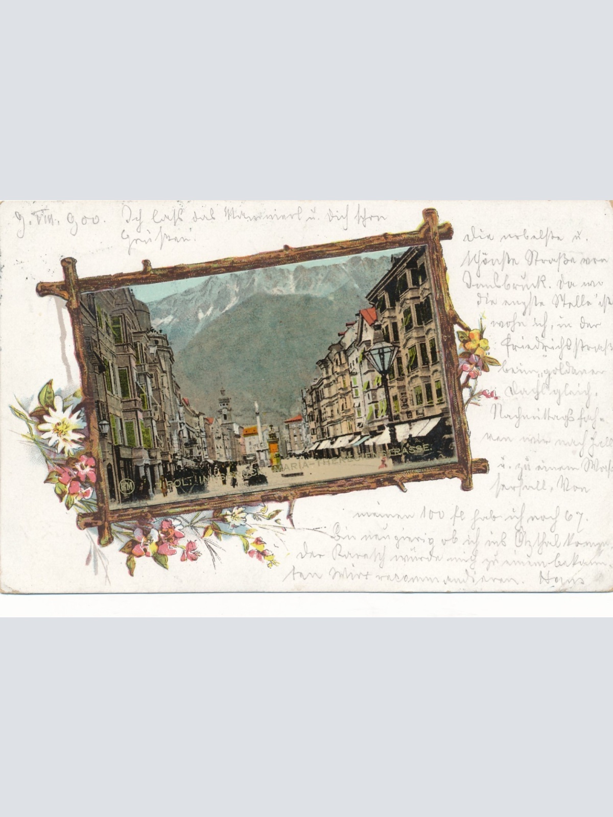 AK aus Innsbruck Maria Theresienstrasse Tirol Ansichtskarte (14757)