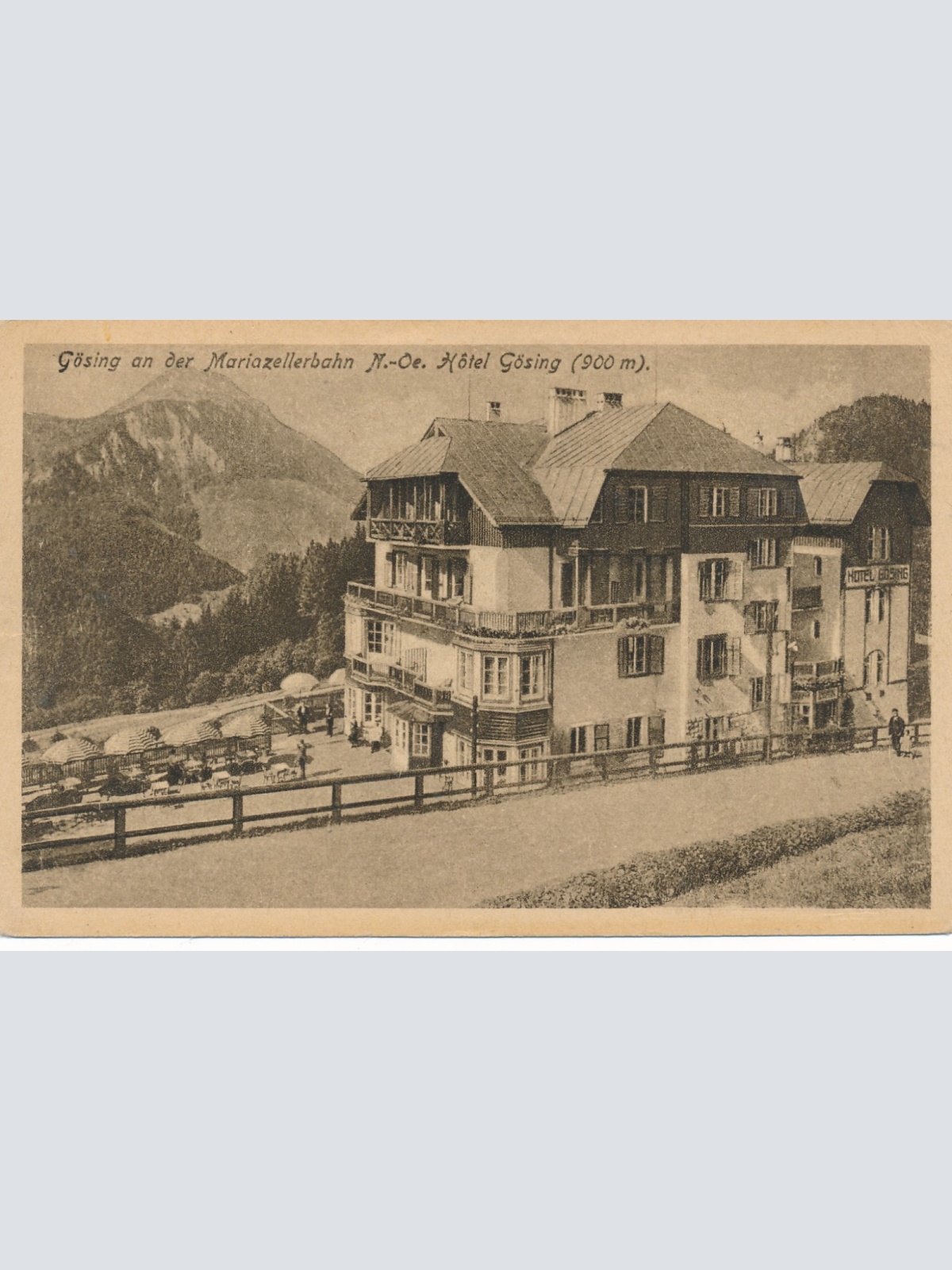 AK aus Gösing an der Mariazellerbahn Niederösterreich Ansichtskarte (14872)