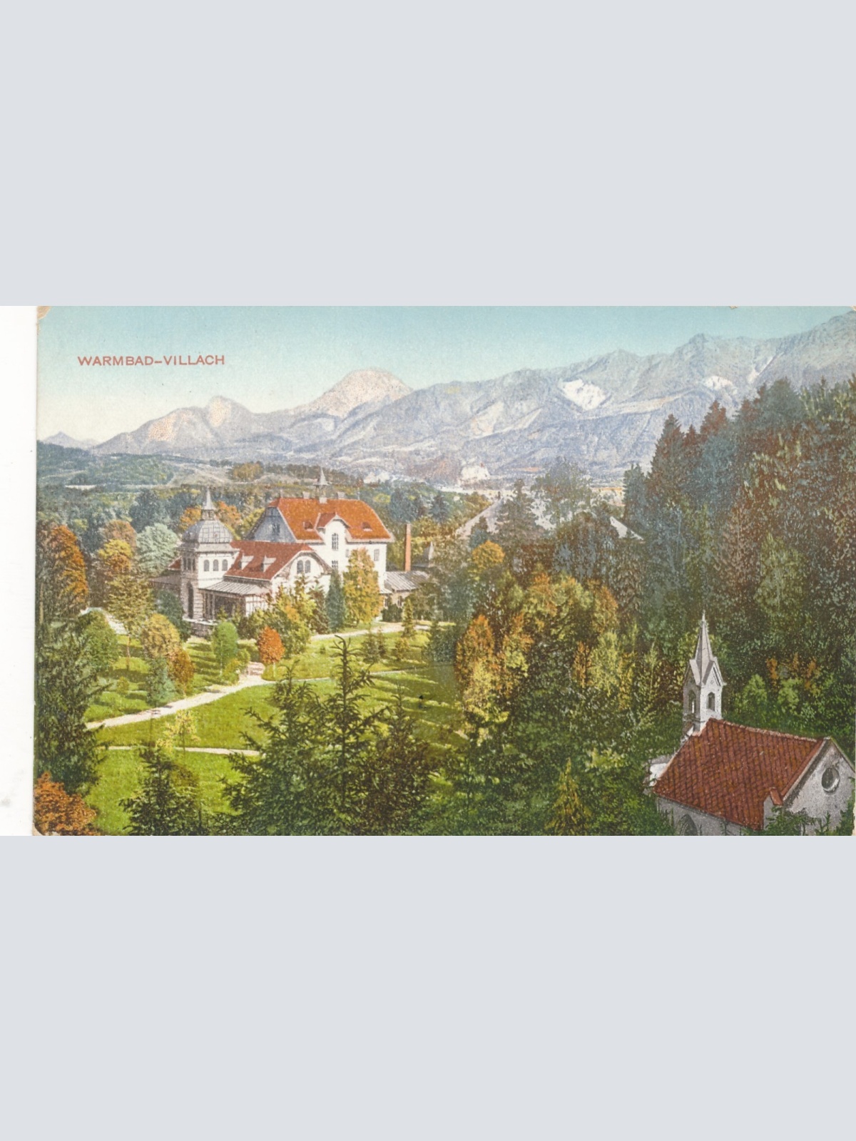 AK aus Villach Warmbad Kärnten Ansichtskarte (14815)