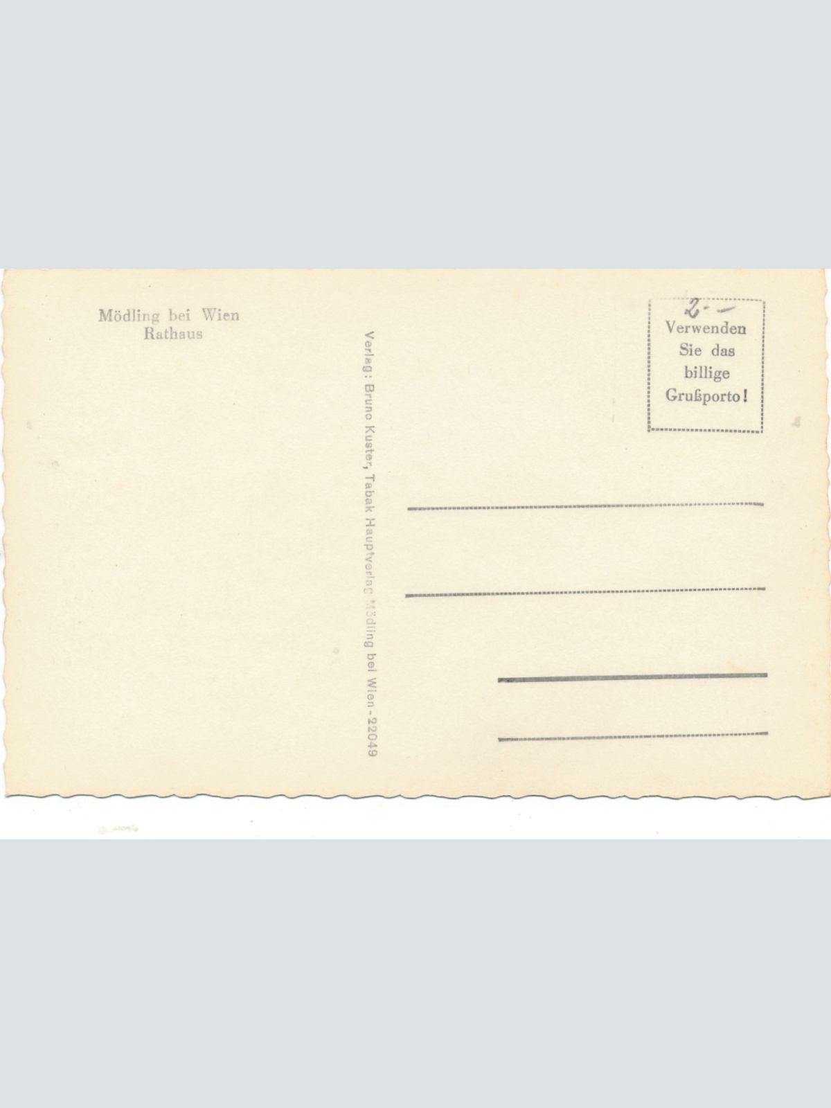 AK aus Mödling bei Wien mit Oldtimer Niederöst. Ansichtskarte (14950)