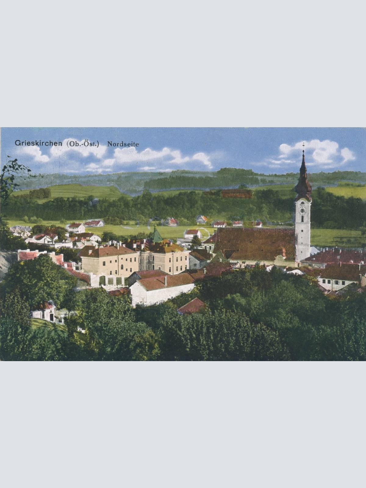 AK aus Grieskirchen Nordseite Oberösterreich Ansichtskarte (15030)