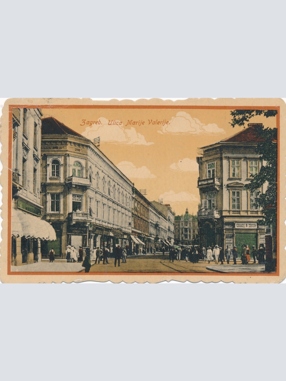 AK aus Zagreb Kroatien Ansichtskarte (14888)