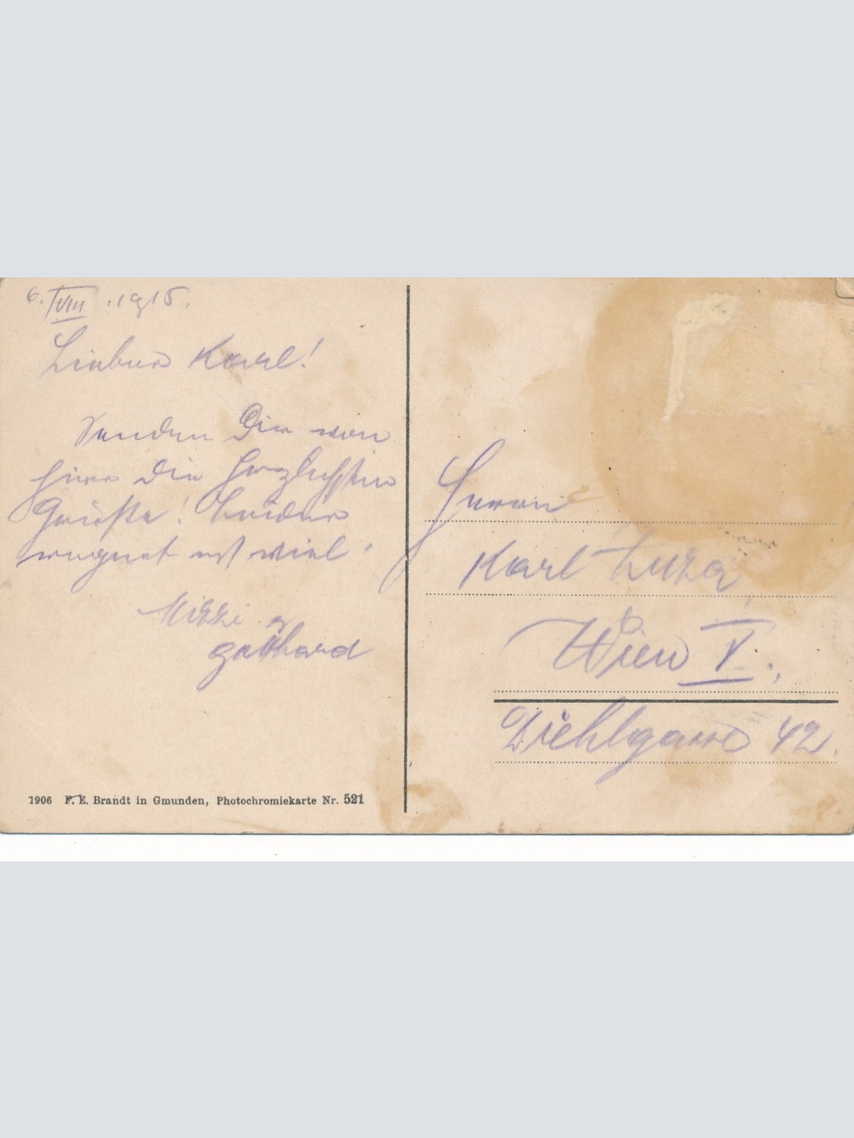 AK vom Attersee Oberösterreich Ansichtskarte (15054)