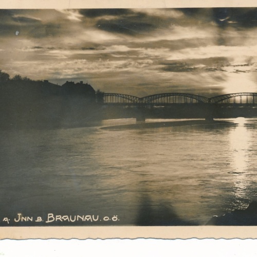 AK aus Braunau am Abend Oberösterreich Ansichtskarte (15058)