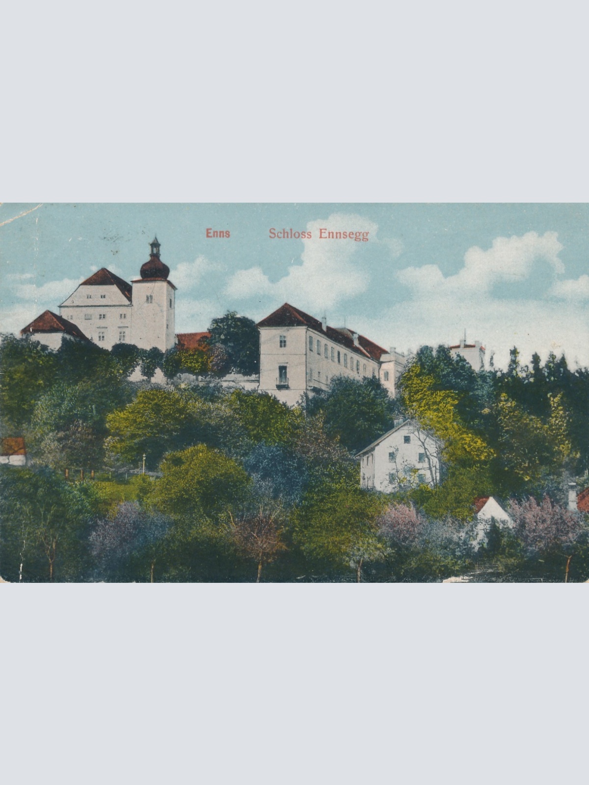 AK aus Enns Schloss Ennsegg Oberösterreich Ansichtskarte (15075)