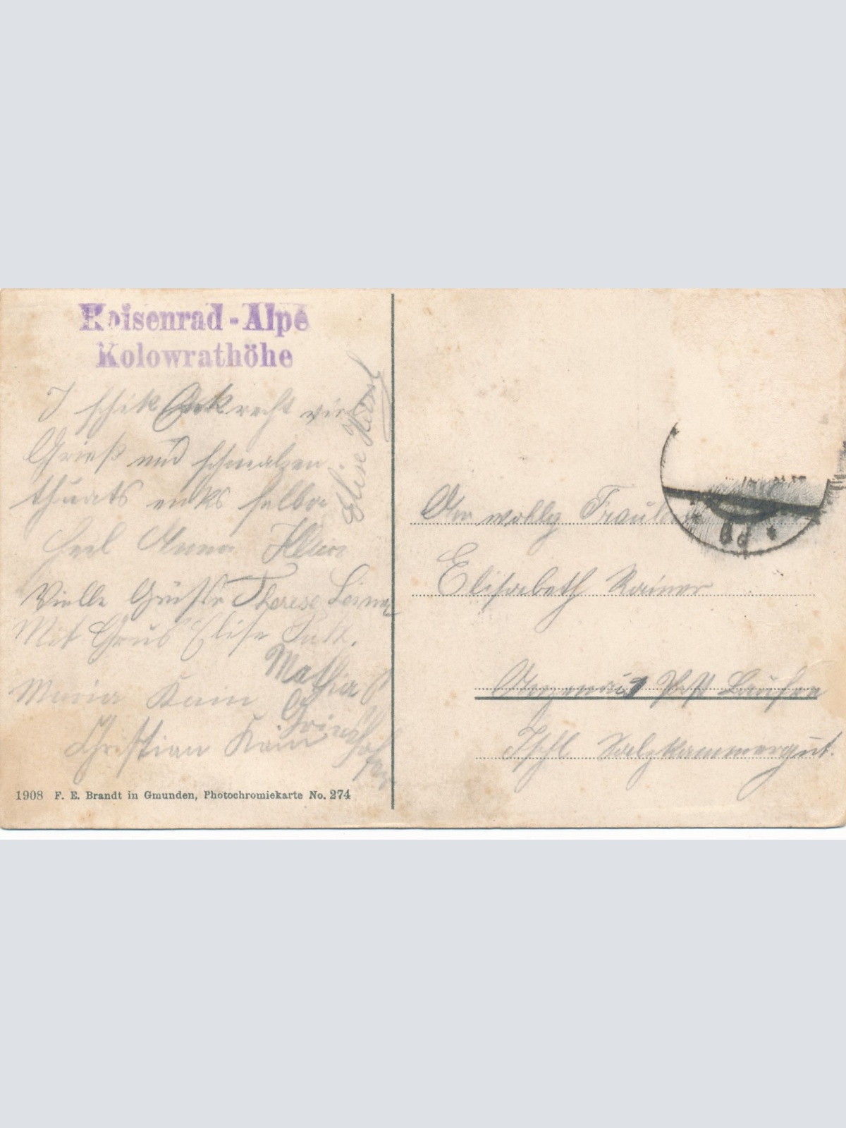 AK aus Bad Ischl Hoisernradalm Oberösterreich Ansichtskarte (15082)