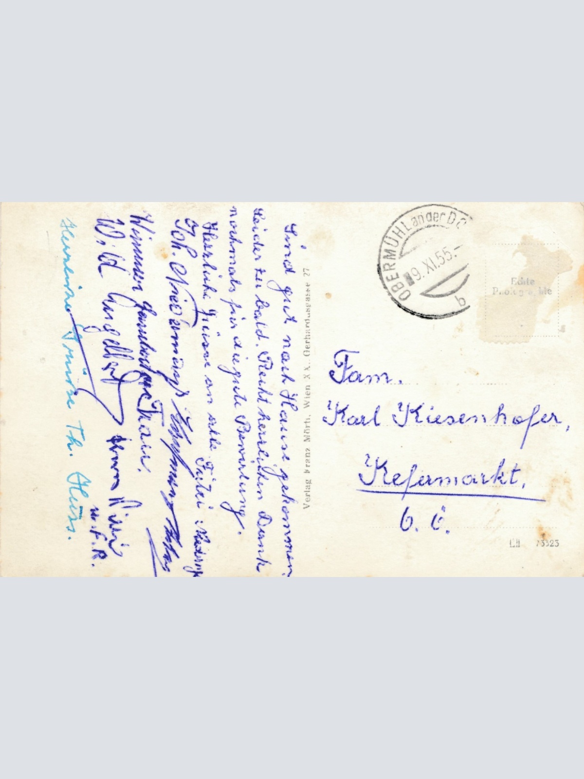 AK aus Obermühl an der Donau Oberösterreich Ansichtskarte (15142)