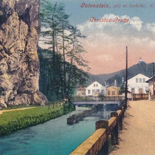 AK aus Gutenstein Christus Grotte Niederösterreich Ansichtskarte (14894)