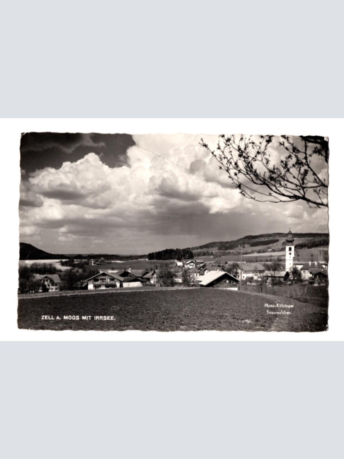 AK aus Zell A. Moos mit Irrsee , Oberösterreich Ansichtskarte (F400)