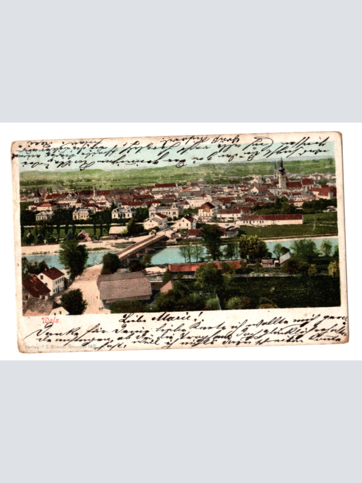 AK aus Wels, Oberösterreich Ansichtskarte (F401)